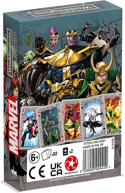 Waddi. Playing Cards 54 Marvel