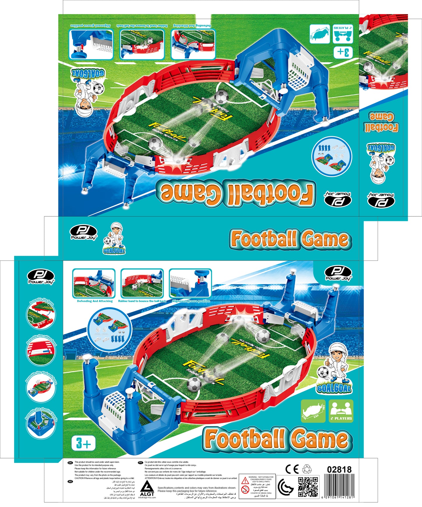 Power Joy GoalGoal Mini Football Field