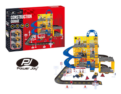 Power Joy V.Vroom Construction Garage with 3cars