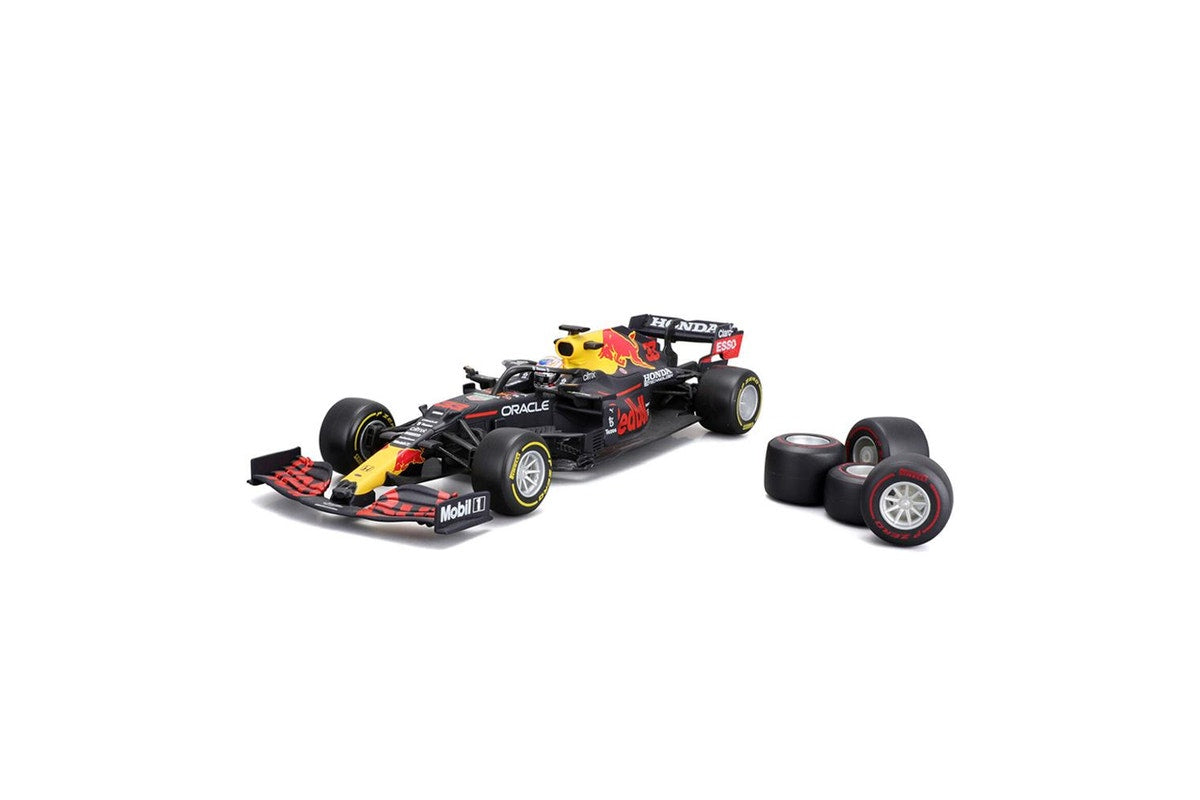 Bburago 1:24 Scale 2021 F1 Red Bull RB16B #33 Max Verstappen Racing Car Model