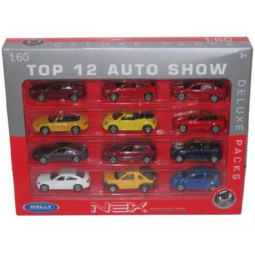 12-PCS 3" Dicast metal Scale Model Car Set