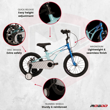 Horizon Kids Magnesium Bike - 16 Inch - Blue