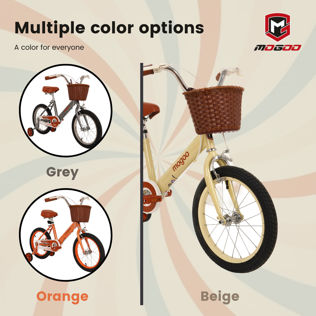 Retro 16-inch Kids Bike - Orange