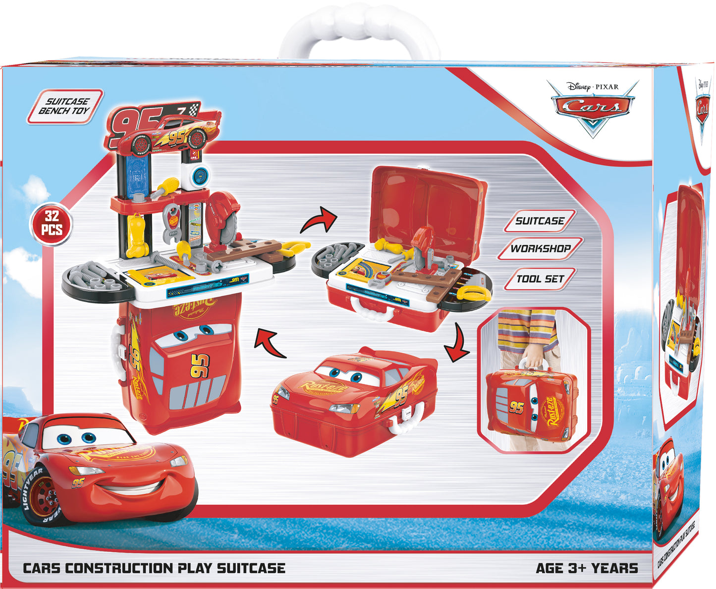 Cars Construction Play Suitcase