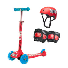 Ignite Glide Scooter 3-Wheeled Combo Pack Red