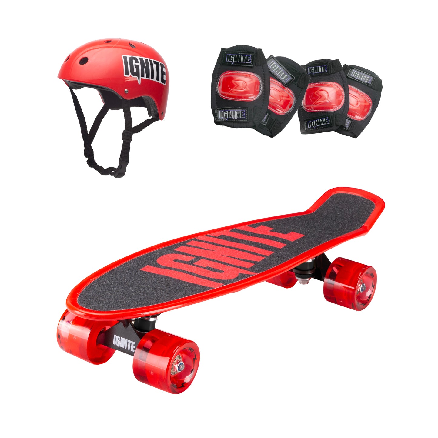 Ignite Tyro Skateboard Combo Pack Red