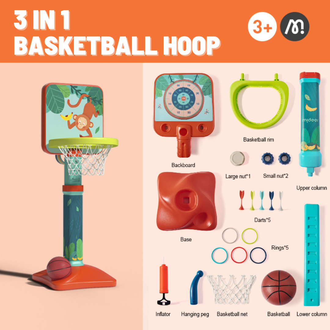 3 in 1 Basketball Hoop