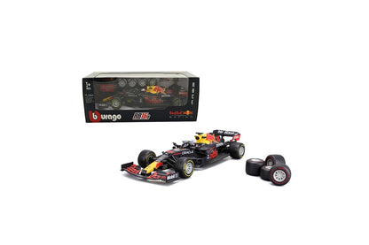 Bburago 1:24 Scale 2021 F1 Red Bull RB16B #33 Max Verstappen Racing Car Model