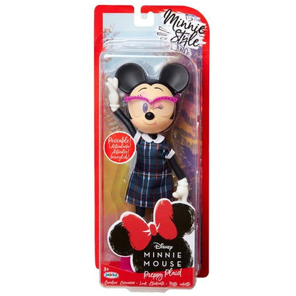 Minnie Mouse Fashion Doll Preppy Plaid