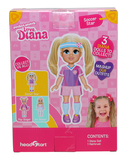 Love Diana 6-Inch Doll Soccer Star