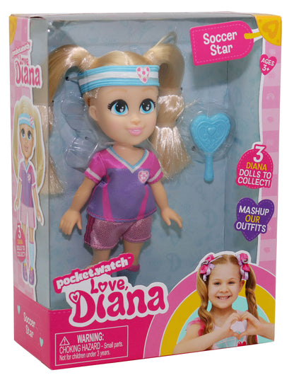 Love Diana 6-Inch Doll Soccer Star