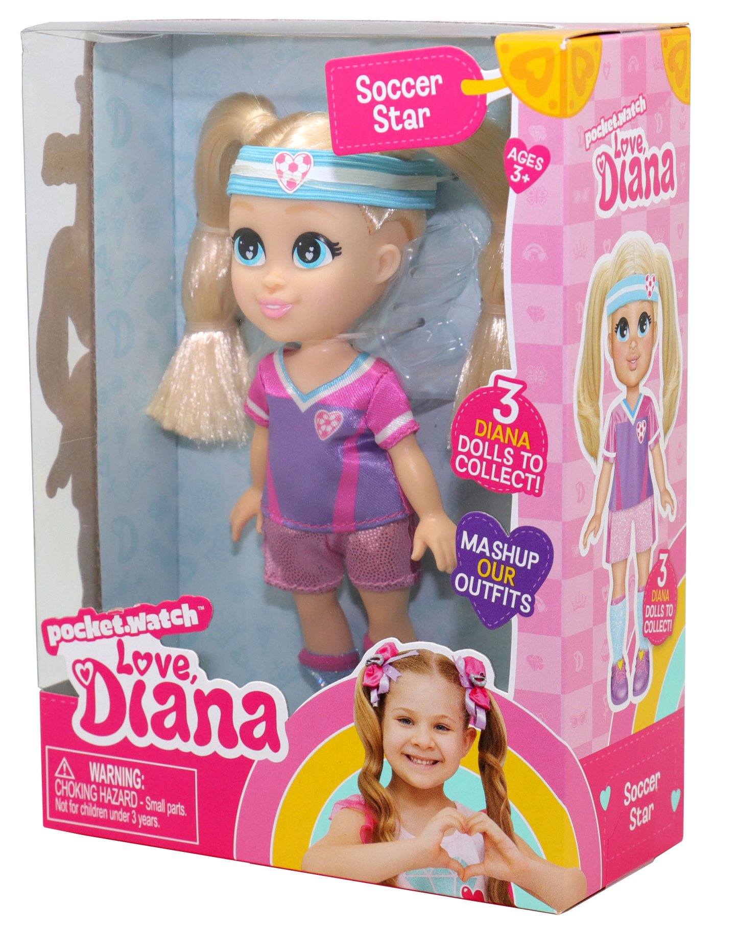 Love Diana 6-Inch Doll Soccer Star