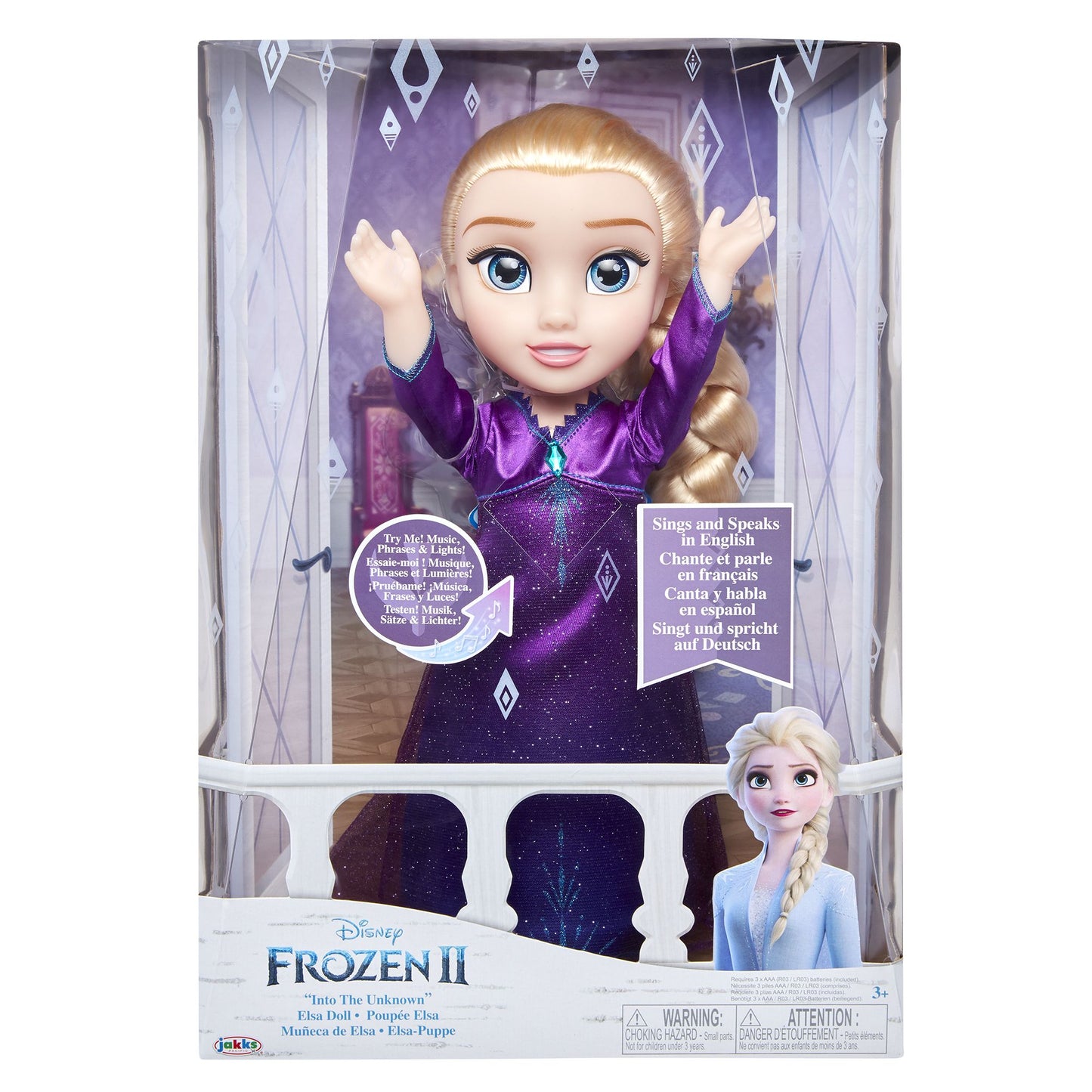 Frozen2 Elsa Feature Singing Doll 14"B/O