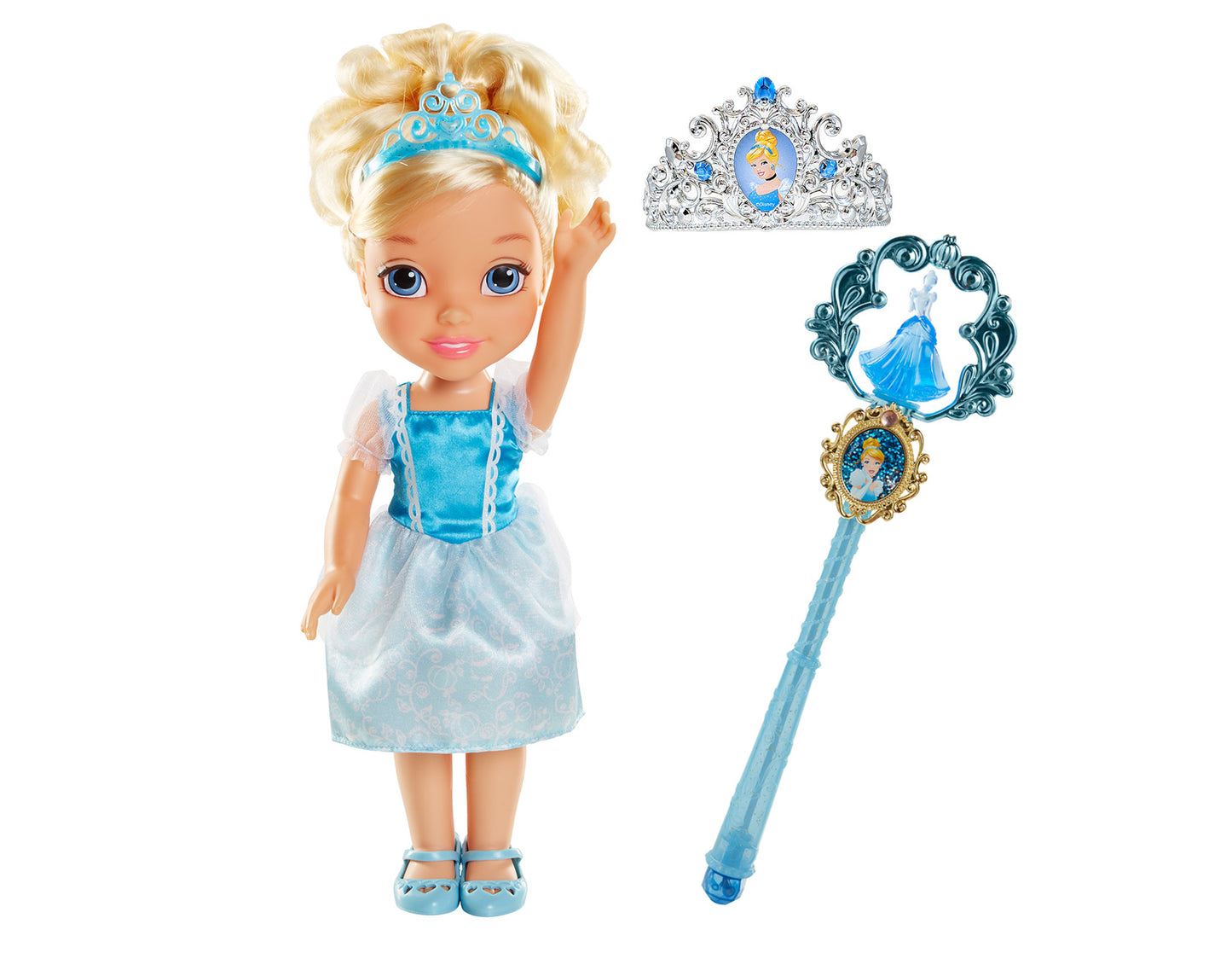 Disney Cinderella Princess Dolls 15-Inch With Accessories, 4 Assortment