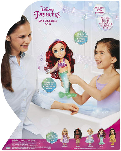 Disney Princess Ariel 14-Inch Doll Sing and Sparkle