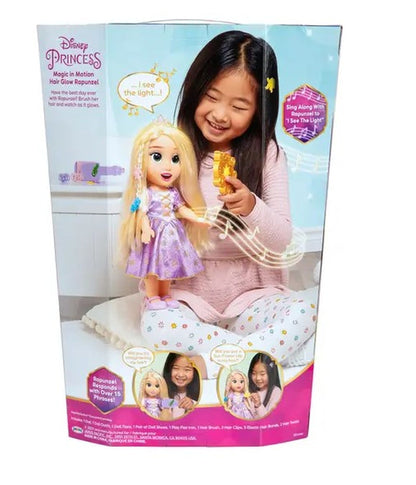 Disney Princess Rapunzel Hair Styling Animatronic 15-Inch Doll