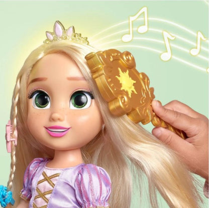 Disney Princess Rapunzel Hair Styling Animatronic 15-Inch Doll