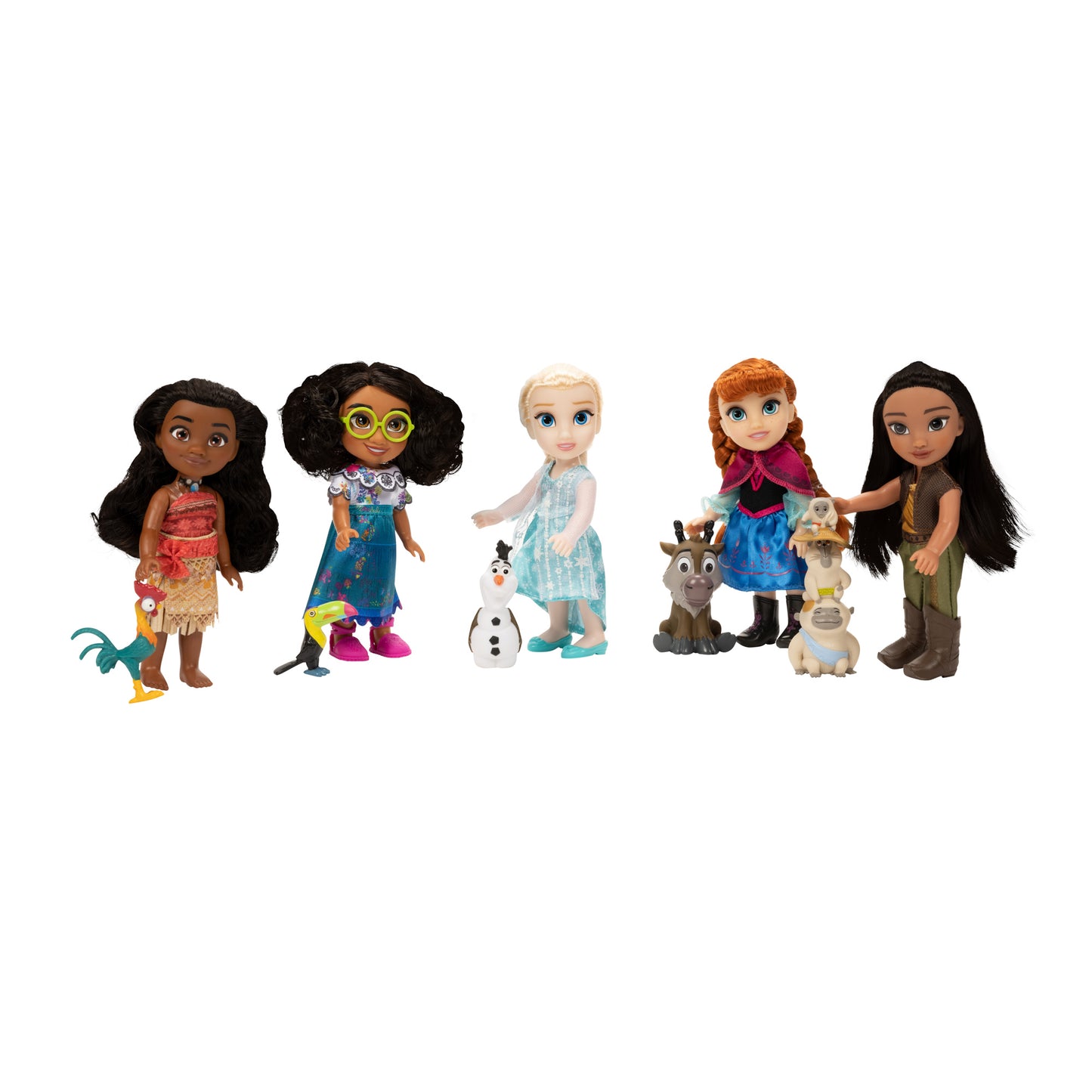 Disney Princess Petite Doll Gift Set Multi 5Pack