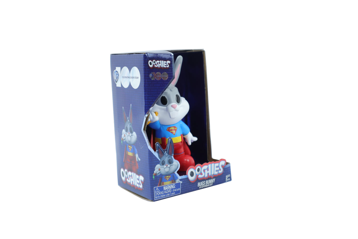 Warner Bros Mashup Ooshies Vinyl 4inch 3Asst, Bugs Bunny, Superman Suit