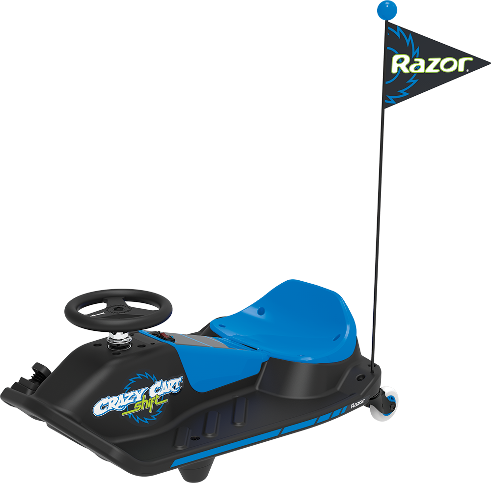 Razor Crazy Cart Shift Blue 13Kmh 6+