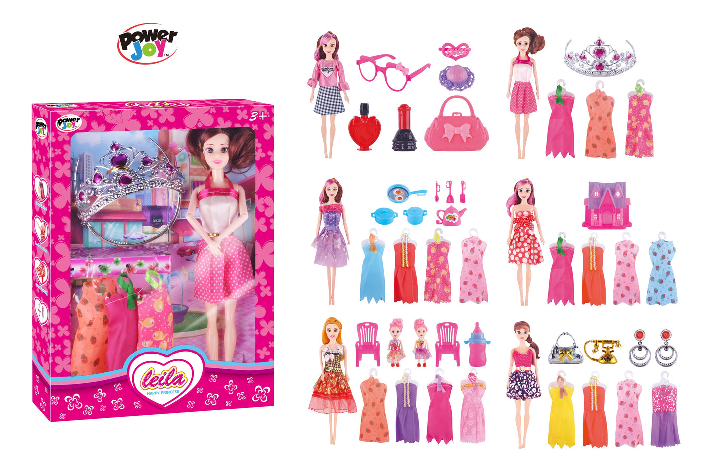 Power Joy Happy Princess  Assorted (Style and Color May Vary)