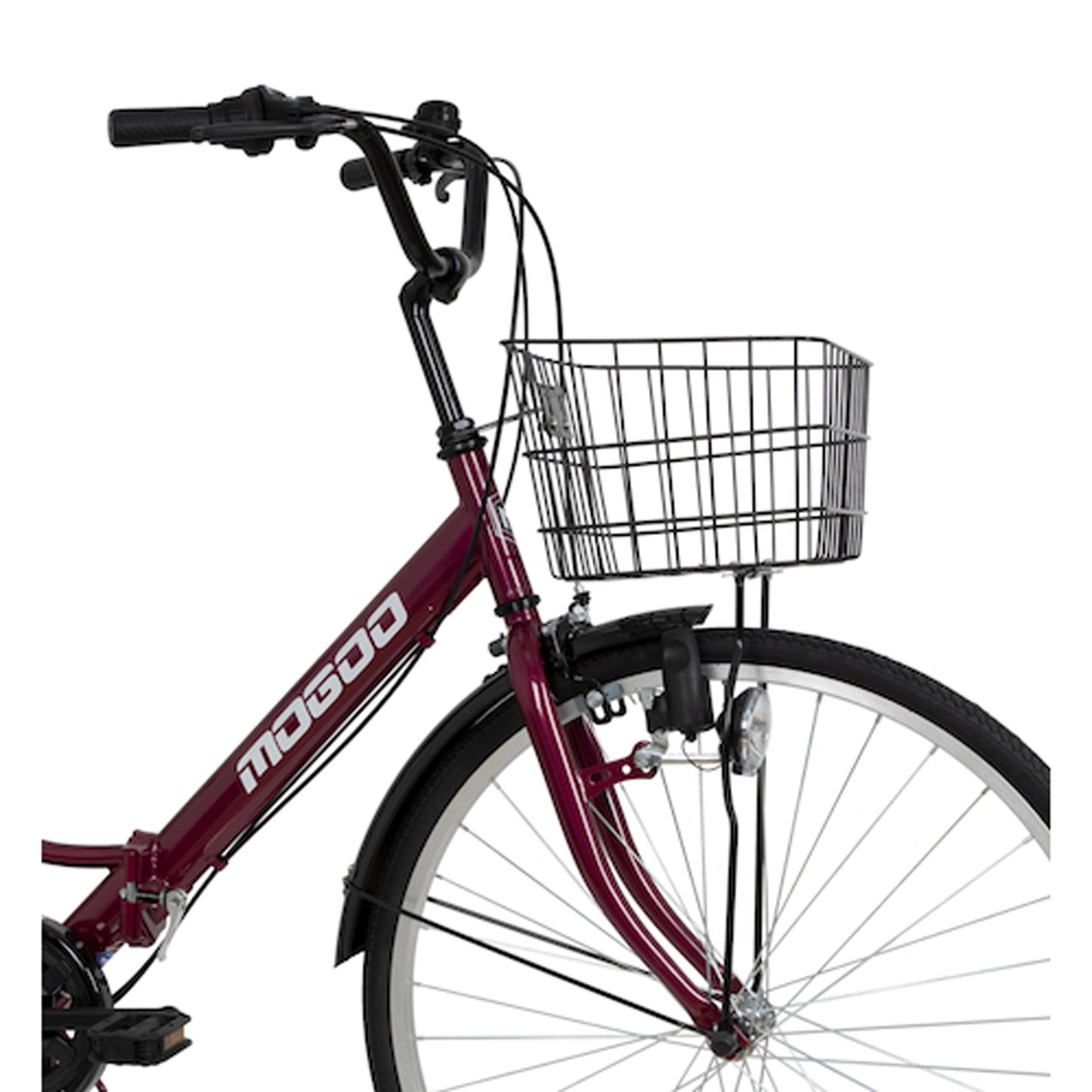 Fusion 26" Folding City Bike - Maroon