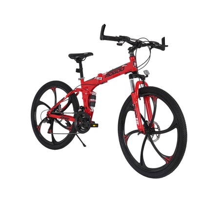 Runner 26" Folding Bicycle - Red