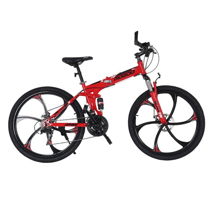 Runner 26" Folding Bicycle - Red