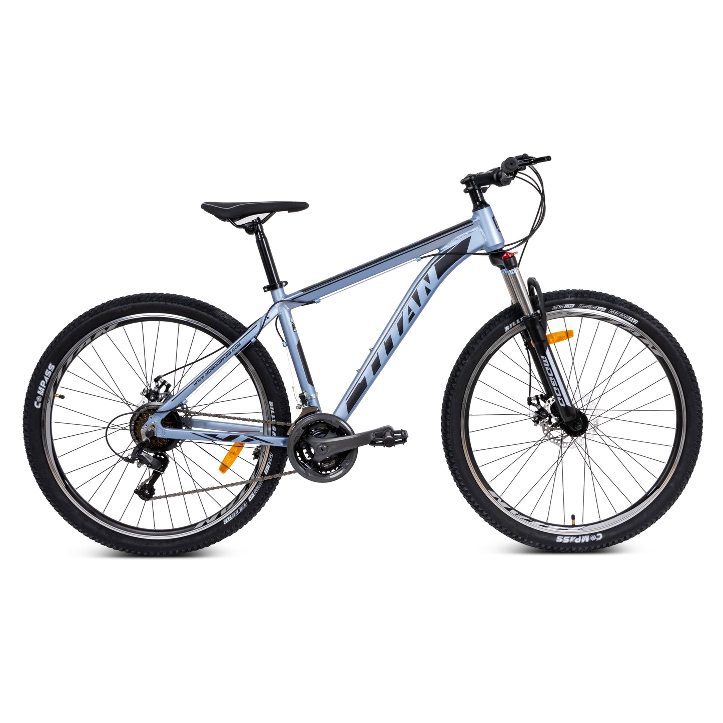 Titan Mountain Bike - 26 Inch - Silver