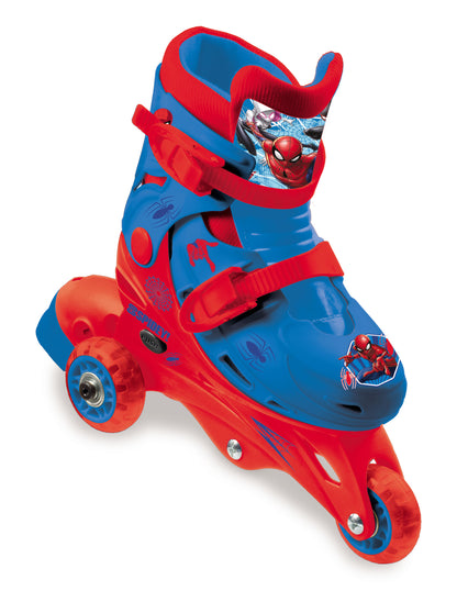 Mondo Roller Spiderman Tri Inline Skates Adjustable 29-32