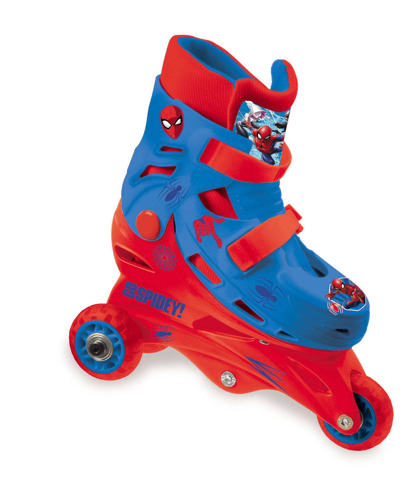 Mondo Roller Spiderman Tri Inline Skates Adjustable 29-32