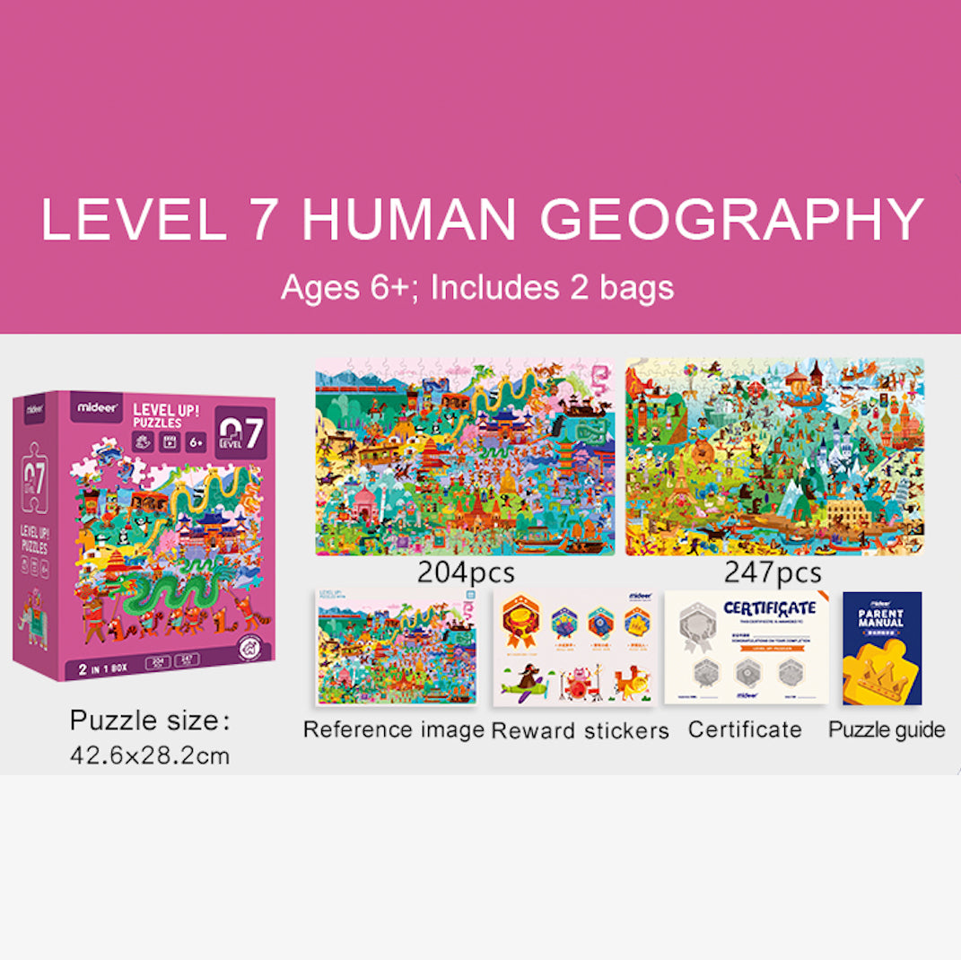 Geography Puzzle (Advanced Puzzles Series)