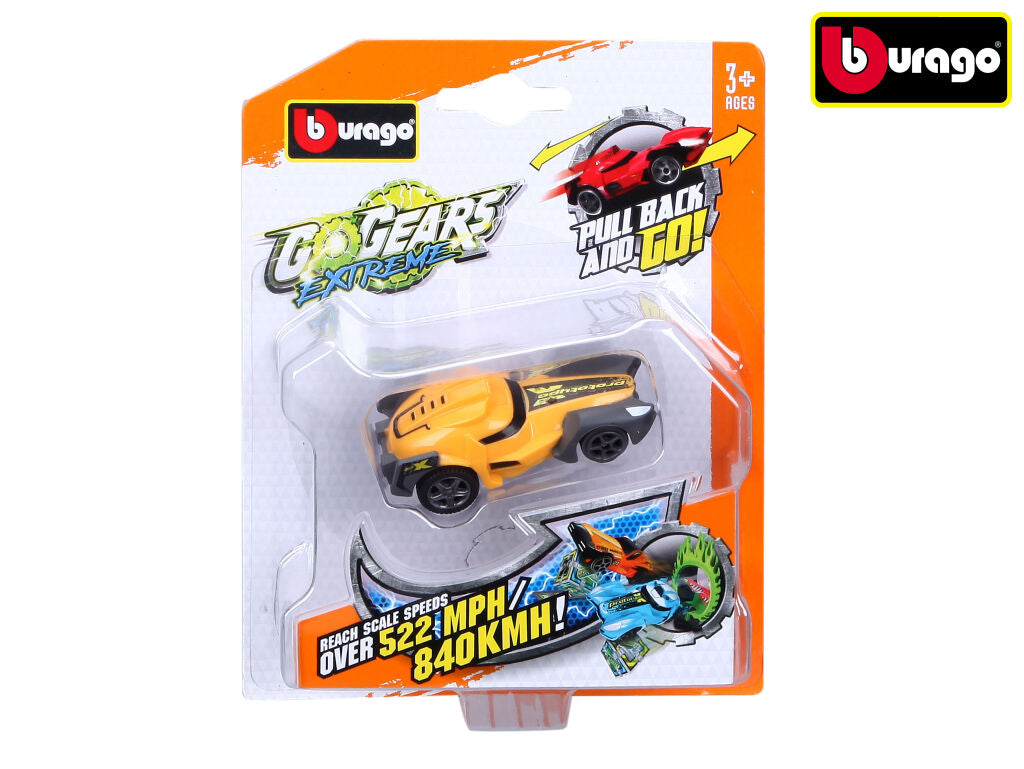 Bburago GoGears Extreme 1:55 Pull-Back Cars