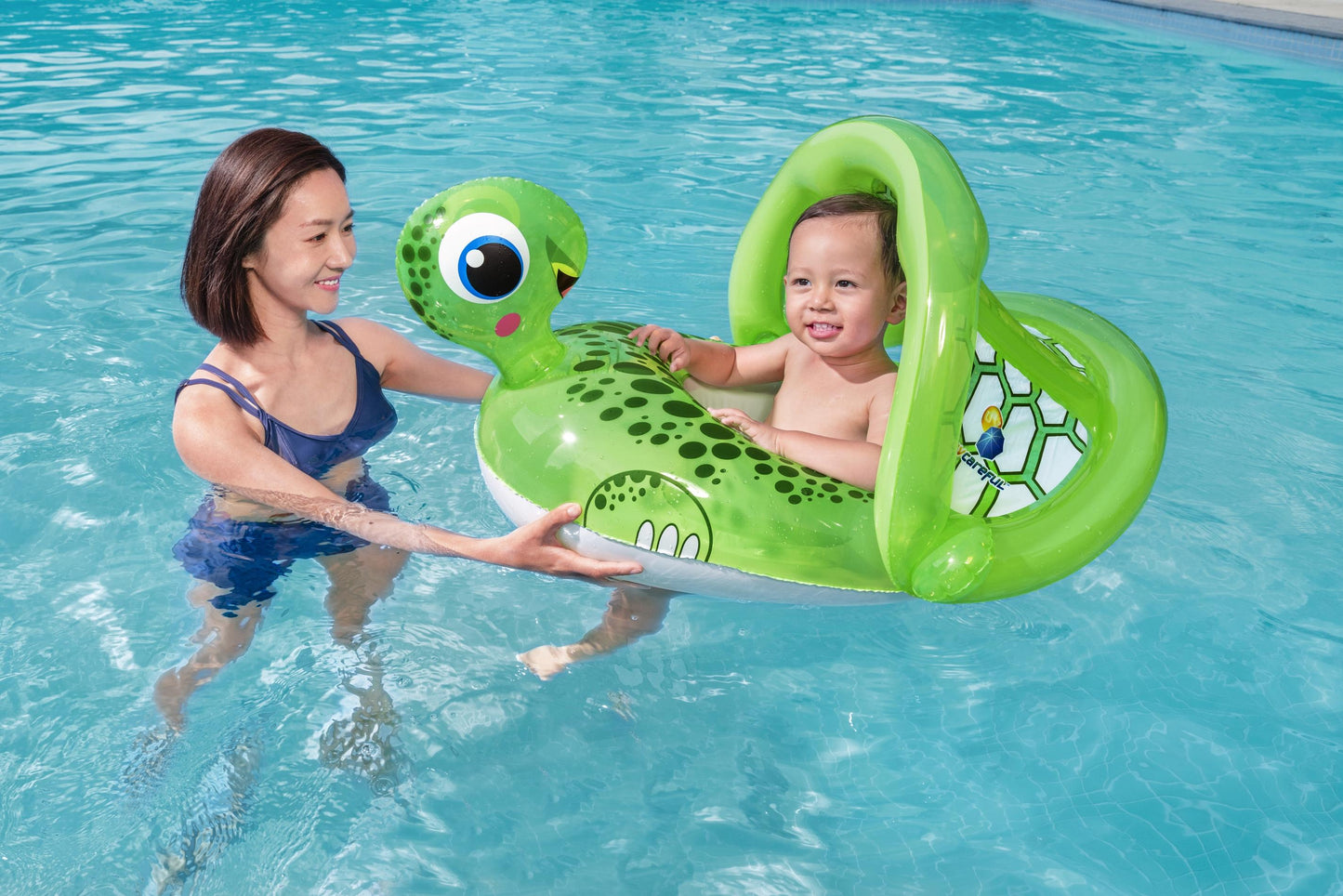 Bway Uv Care Baby Seat Float Turtle74X66