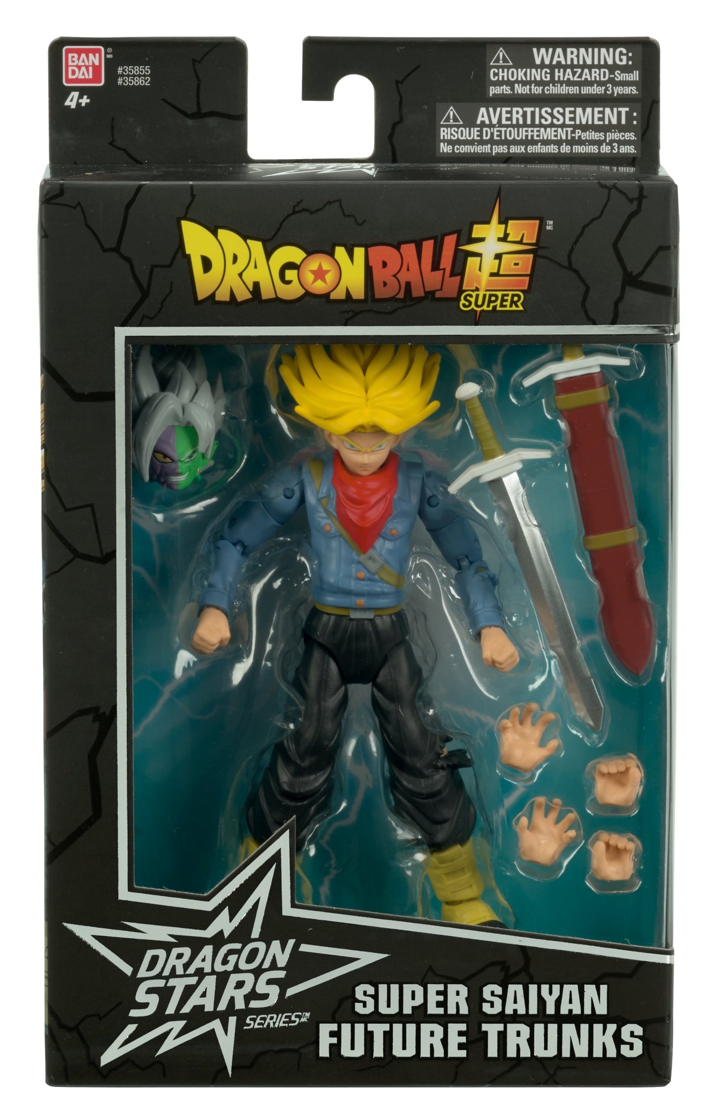 Dragonball Stars S.Saiyan F.Trunks 6.5"