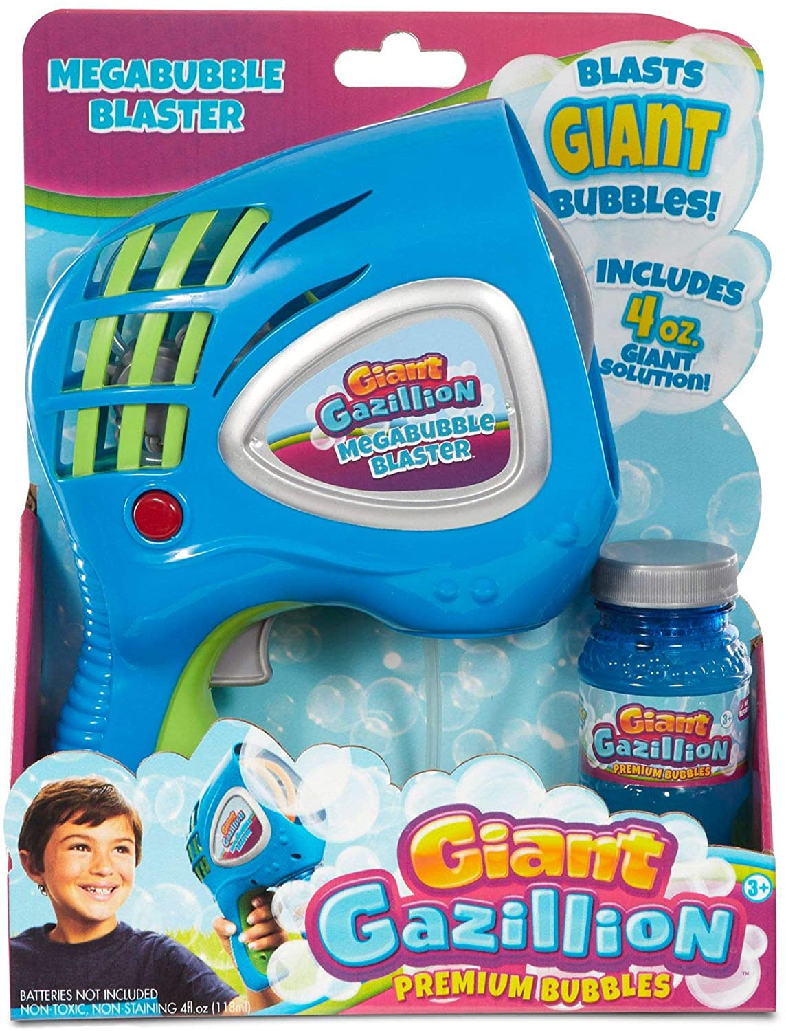 Gazillion Mega Bubble Blaster B/O 4Oz