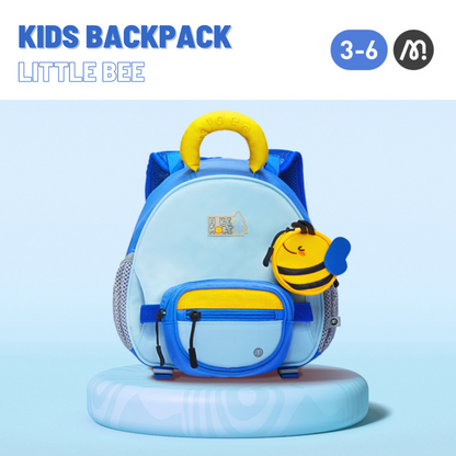 Kids Backpack - Blue Honeybee