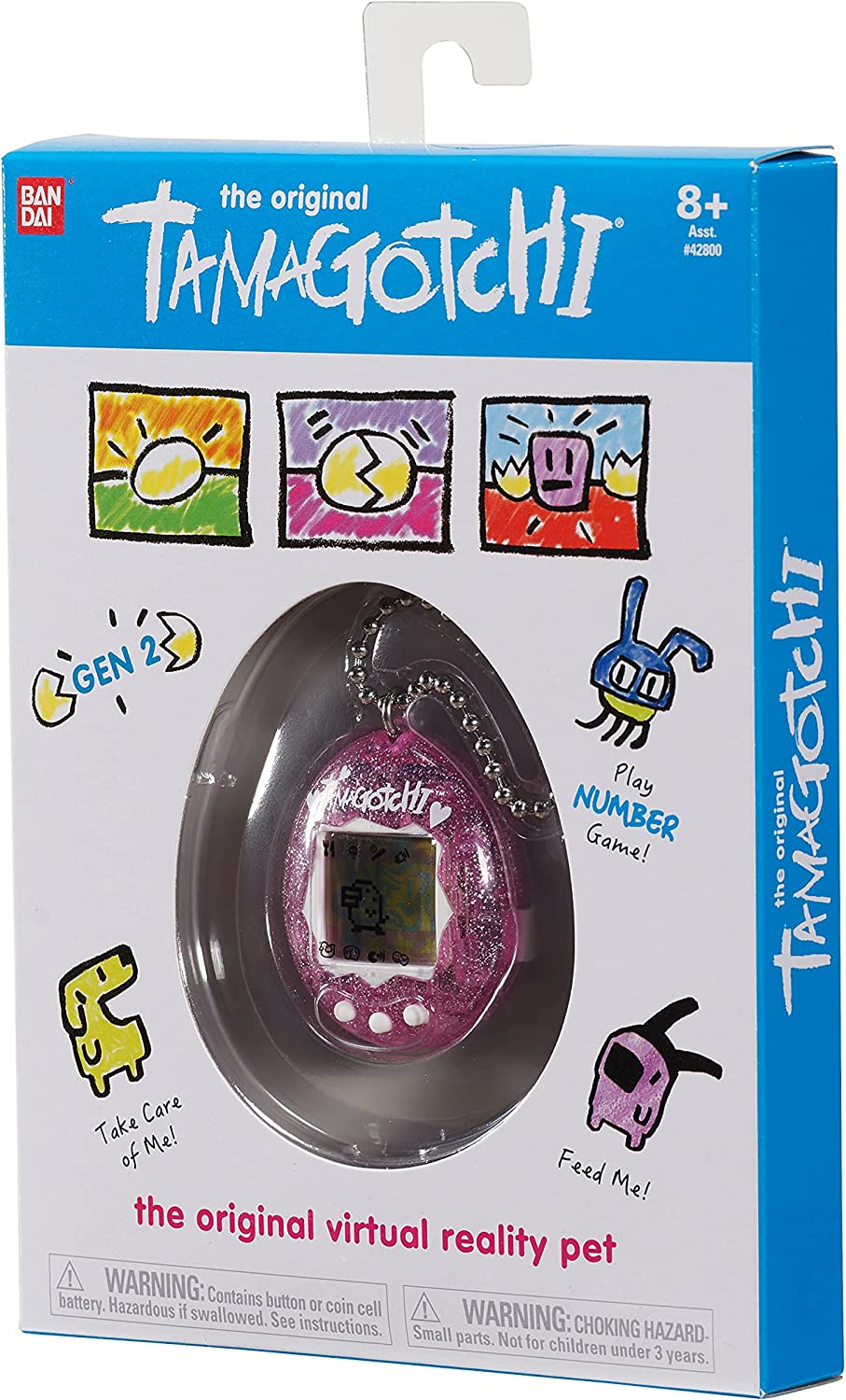 Tamagotchi Origi. Pink Glitter B/O