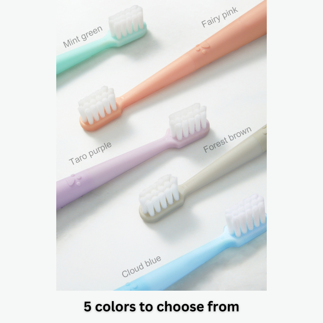 Toddler Dental Care Toothbrush - Forest Brown