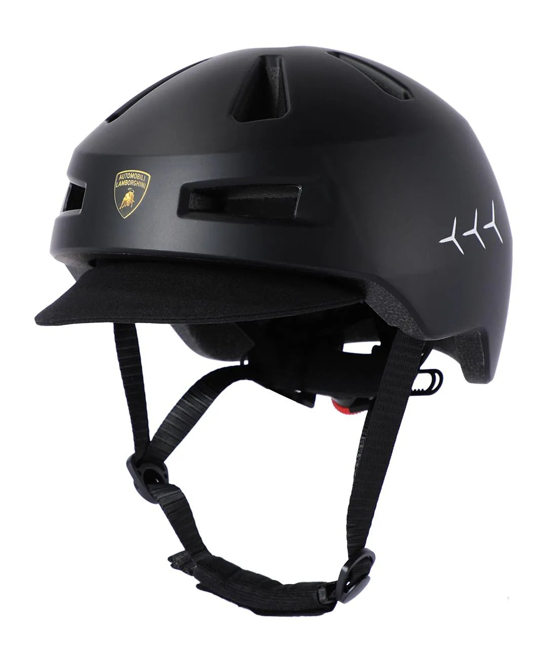 LAMBORGHINI HELMET WITH ADJUSTOR W GIFT BOX-BLACK