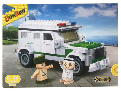 Banbao Arabic Police Car 230Pcs Uae