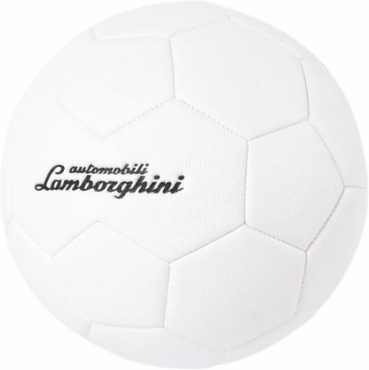 LAMBORGHINI #3 MACHINE SEWING PVC SOCCER BALL - WHITE (Size 3)