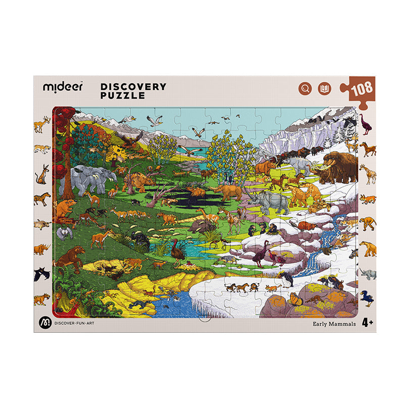 Observation Puzzle - Early Mammals - 108 pcs