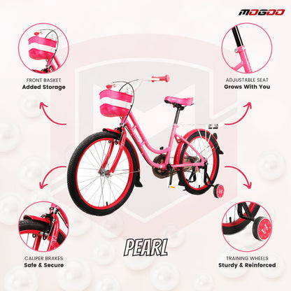 Pearl 16" Kids Bicycle - Pink