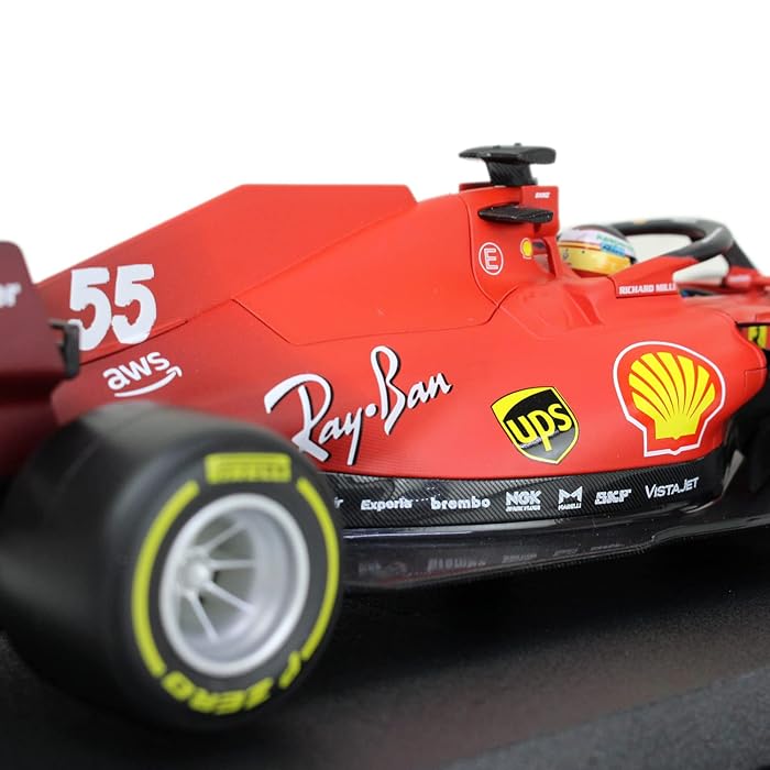 Bburago Maistro 1:18 Ferrari SF21 F1 2021 Carlos Sainz Diecast Model