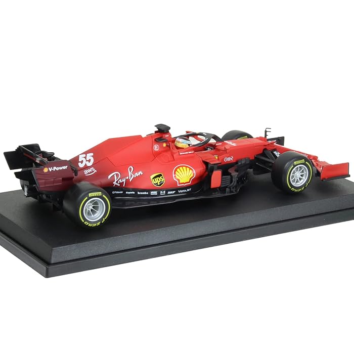 Bburago Maistro 1:18 Ferrari SF21 F1 2021 Carlos Sainz Diecast Model