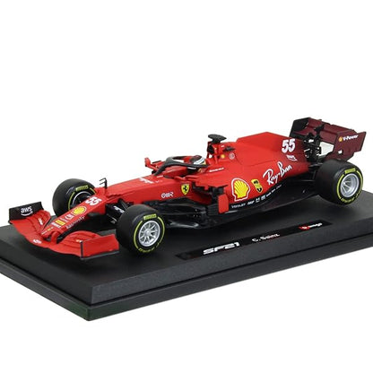 Bburago Maistro 1:18 Ferrari SF21 F1 2021 Carlos Sainz Diecast Model