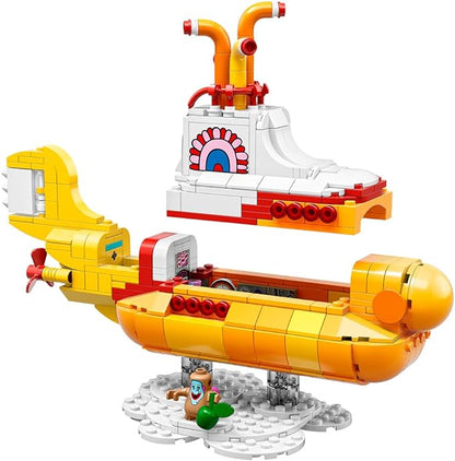 LEGO Ideas Yellow Submarine (21306) - Building Toy and Popular Gift for Fans of LEGO Sets and The Beatles (553 Pieces)