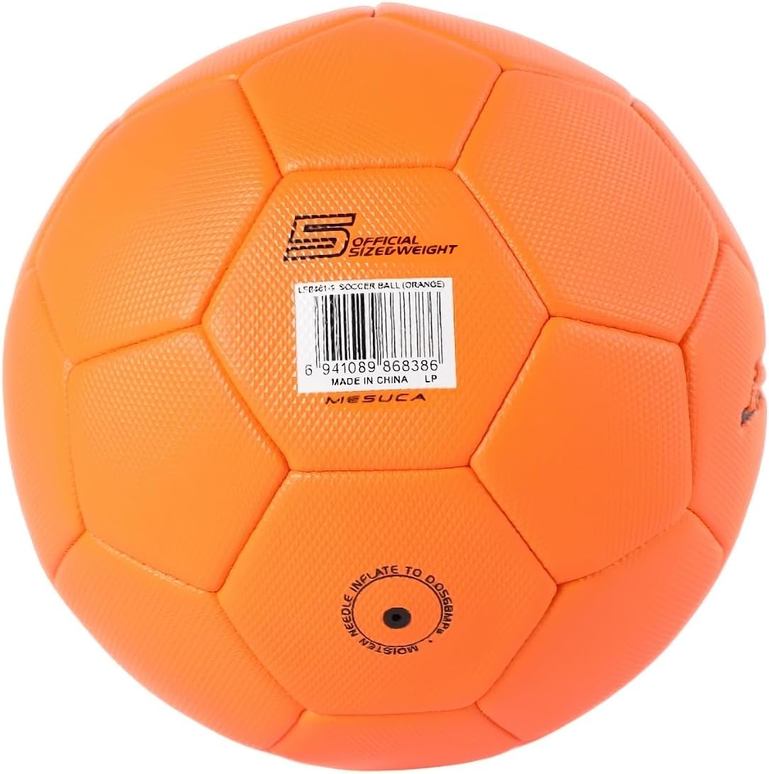 LAMBORGHINI #3 MACHINE SEWING PVC SOCCER BALL - ORANGE (Size 3)