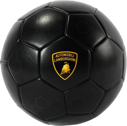 LAMBORGHINI #2 MACHINE SEWING PVC SOCCER BALL - BLACK